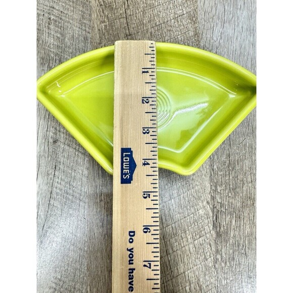 Fiesta Omni Relish Tray Insert Lemongrass Green Bright Fiestaware Replacement - Picture 3 of 5